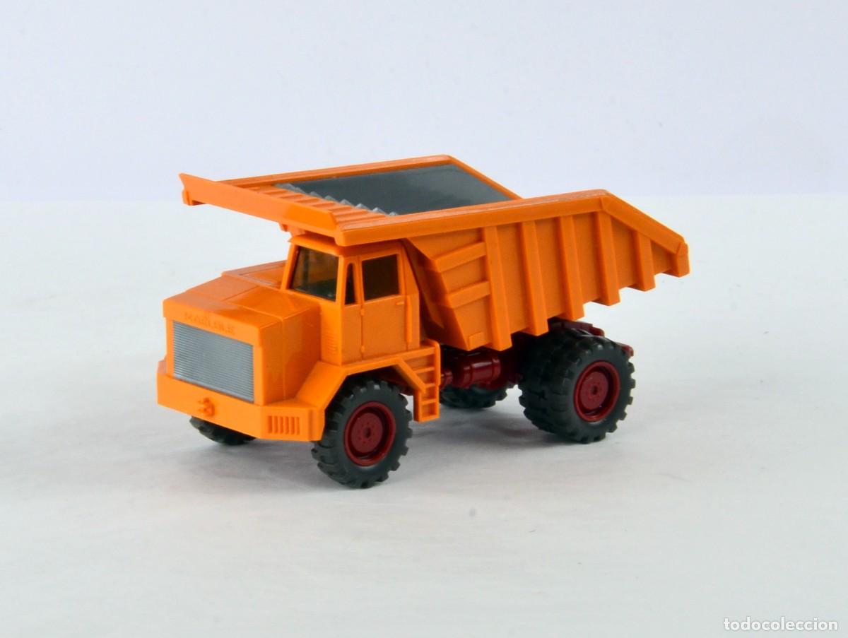 Coches a escala: Wiking Escala 1:87 H0 Antiguo Cami&oacute;n Volquete Dumper Kaelble KV27 1968 - 72