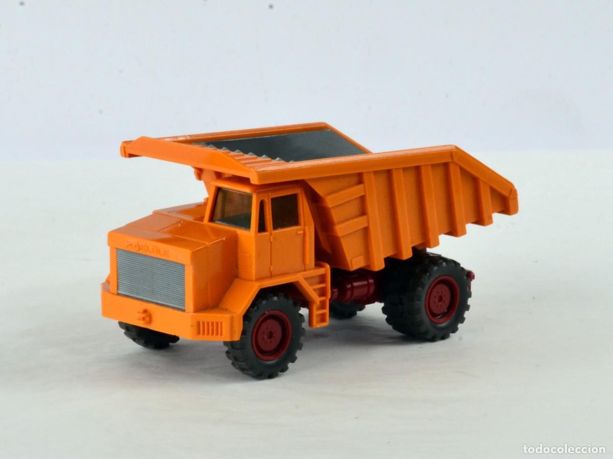 Coches a escala: Wiking Escala 1:87 H0 Antiguo Cami&oacute;n Volquete Dumper Kaelble KV27 1968 - 72