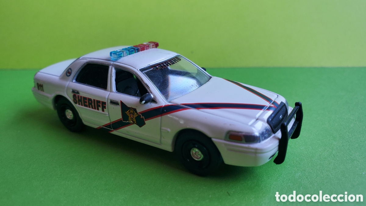 Coches a escala: COCHE POLICIA EE.UU. POLICE CAR U.S.A.GREENLIGHT