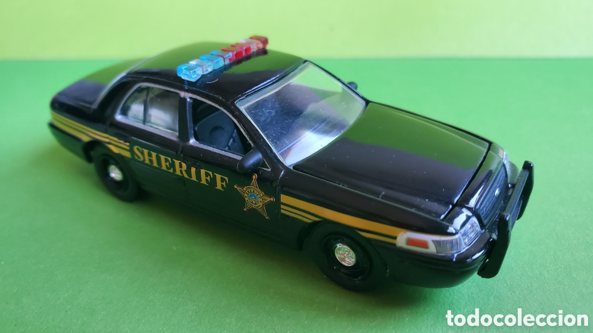 Coches a escala: COCHE POLICIA EE.UU. POLICE CAR U.S.A.GREENLIGHT.
