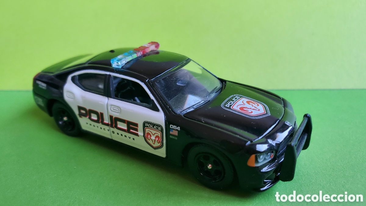 Coches a escala: COCHE POLICIA EE.UU. POLICE CAR U.S.A.GREENLIGHT
