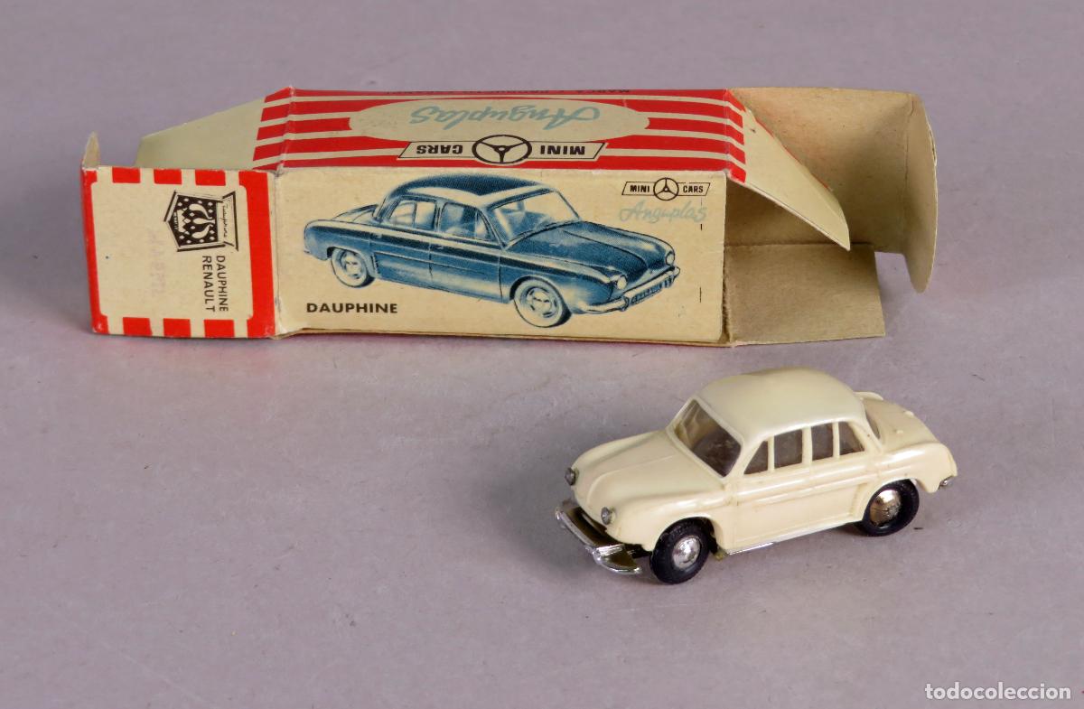 Coches a escala: Renault Dauphine Anguplas Mini Cars n 8 Serie E Made in Spain 1/86 con caja