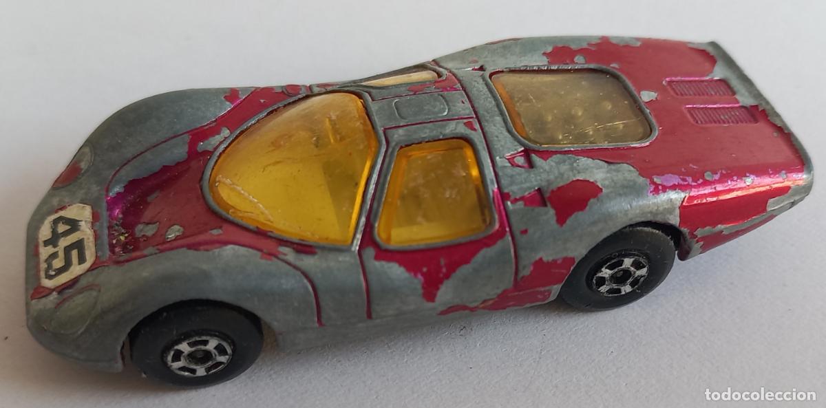 Coches a escala: Matchbox Lesney Superfast n&ordm; 5. Ford Group 6 de color rosa magenta. 1969. England. Coche miniatura.