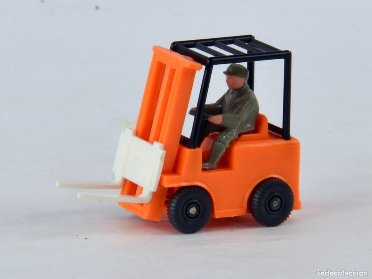 Coches a escala: Wiking Escala 1:87 H0 Carretilla Elevadora con Figura