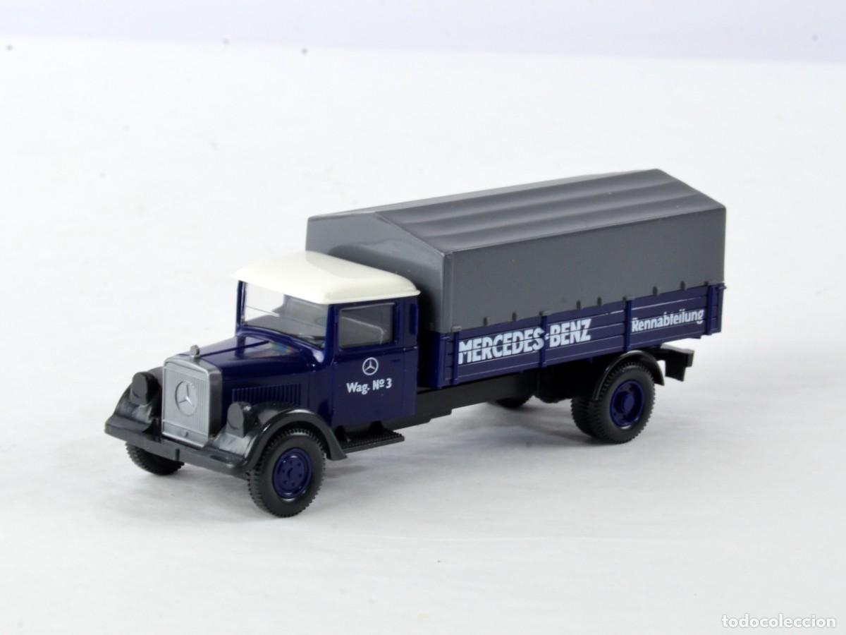 Coches a escala: Wiking Escala 1:87 H0 Mercedes Benz L2500 Mercedes Benz Rennabteilung Impecable con Caja