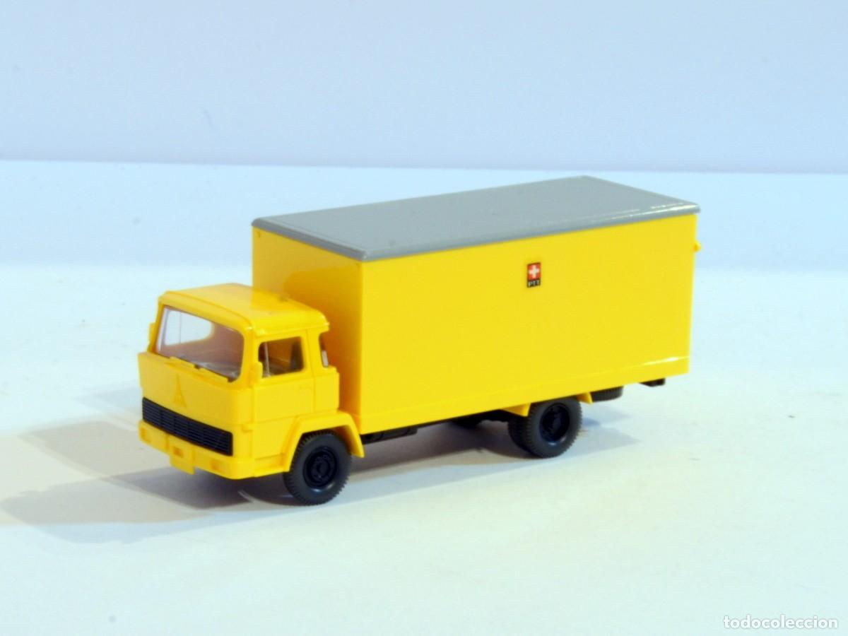 Coches a escala: Wiking Escala 1:87 H0 Magirus PTT Correos Suiza