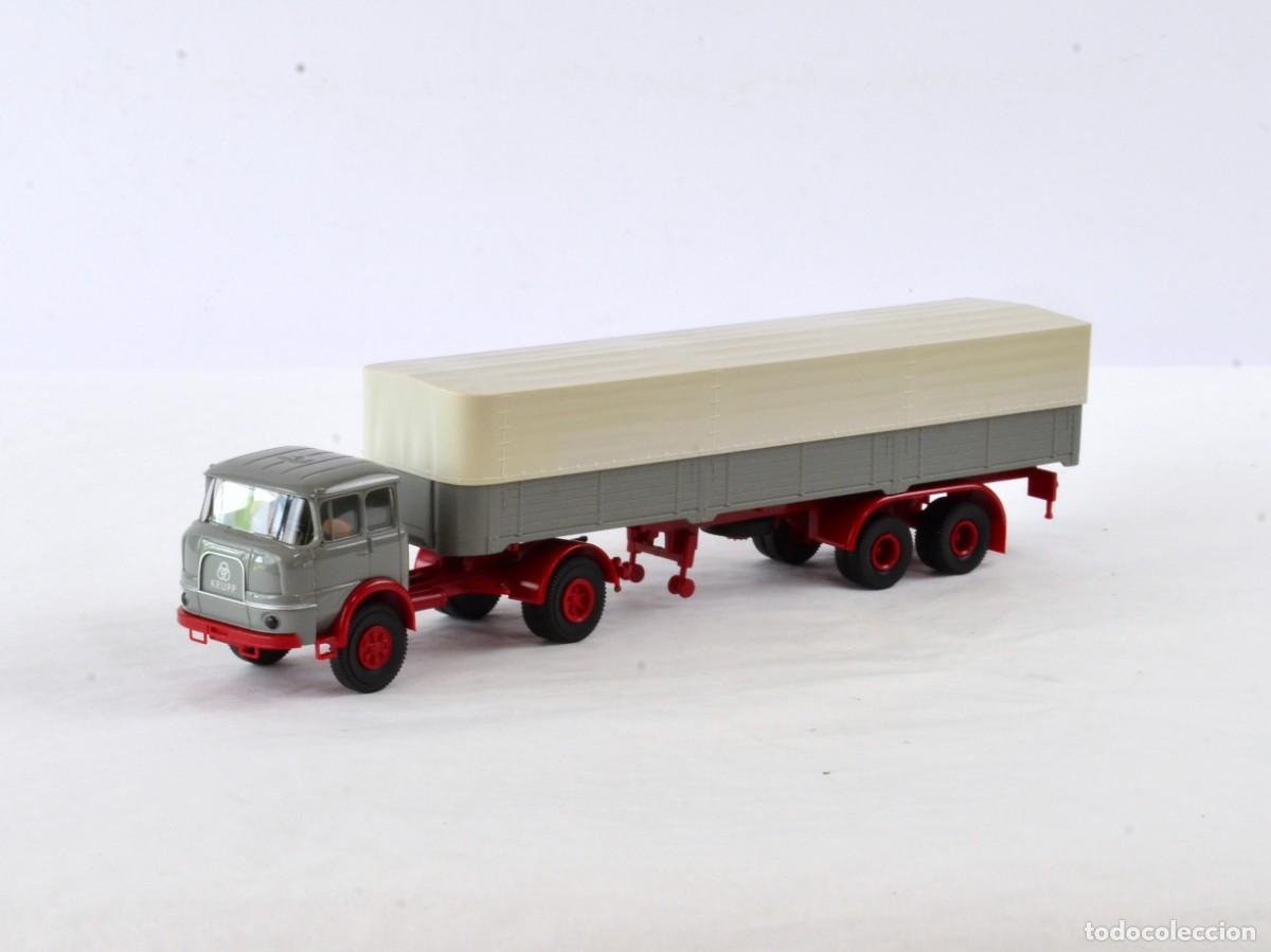 Coches a escala: Brekina Escala 1:87 H0 Cami&oacute;n Articulado Krupp AF980 Impecable con Caja