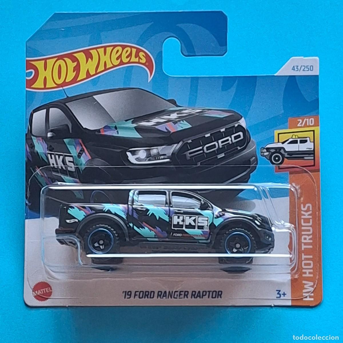 Coches a escala: HOT WHEELS 2024 43/250 - &acute;19 FORD RANGER RAPTOR - NUEVO EN BLISTER - ESCALA 1:64