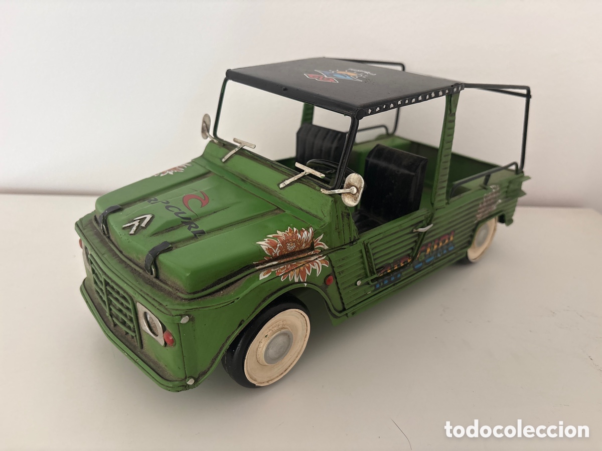 Coches a escala: Anuncio Display de tienda con Citroen Mehari Rip Curl como Rico Paya Sanchis Pocher Burago Pilen