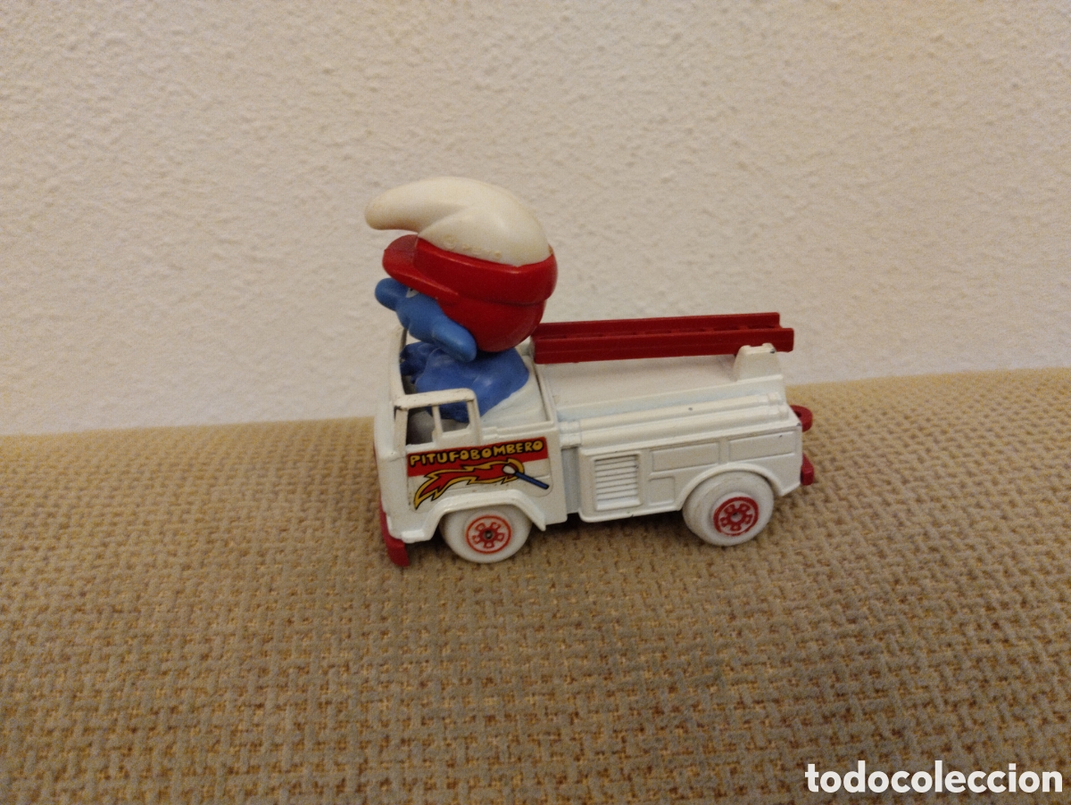 Coches a escala: Camion Guisval Pitufo Bombero - Foto 3