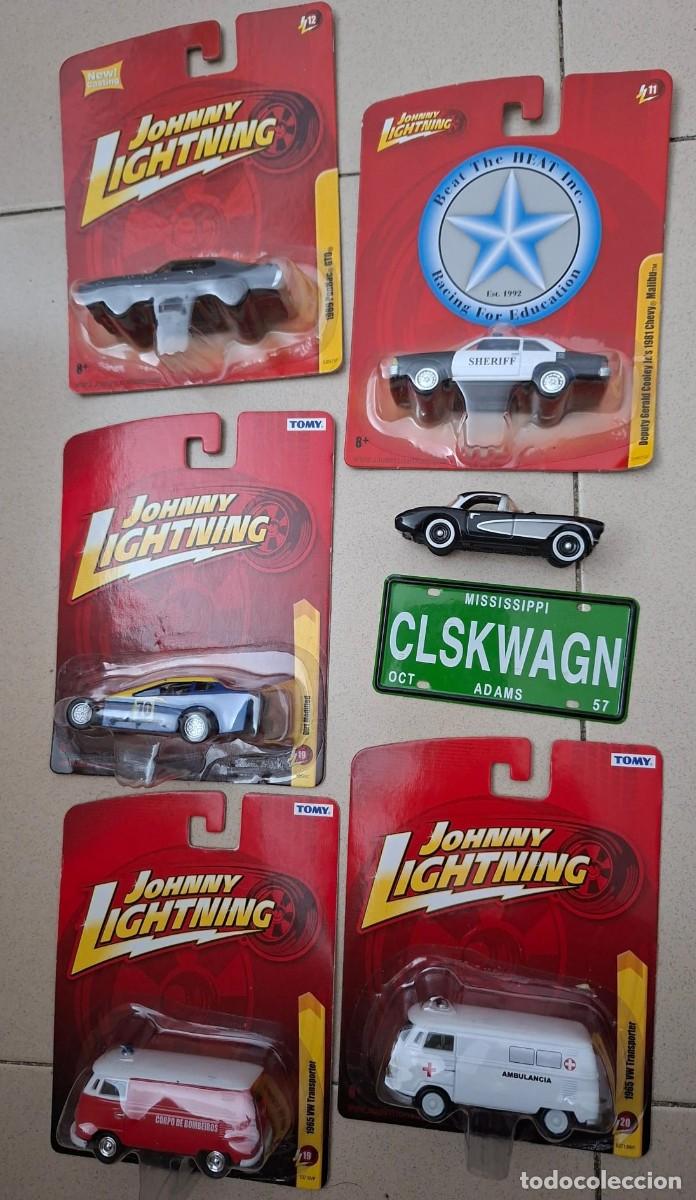 Coches a escala: LOTE DE 6 JOHNNY LIGHTNIING