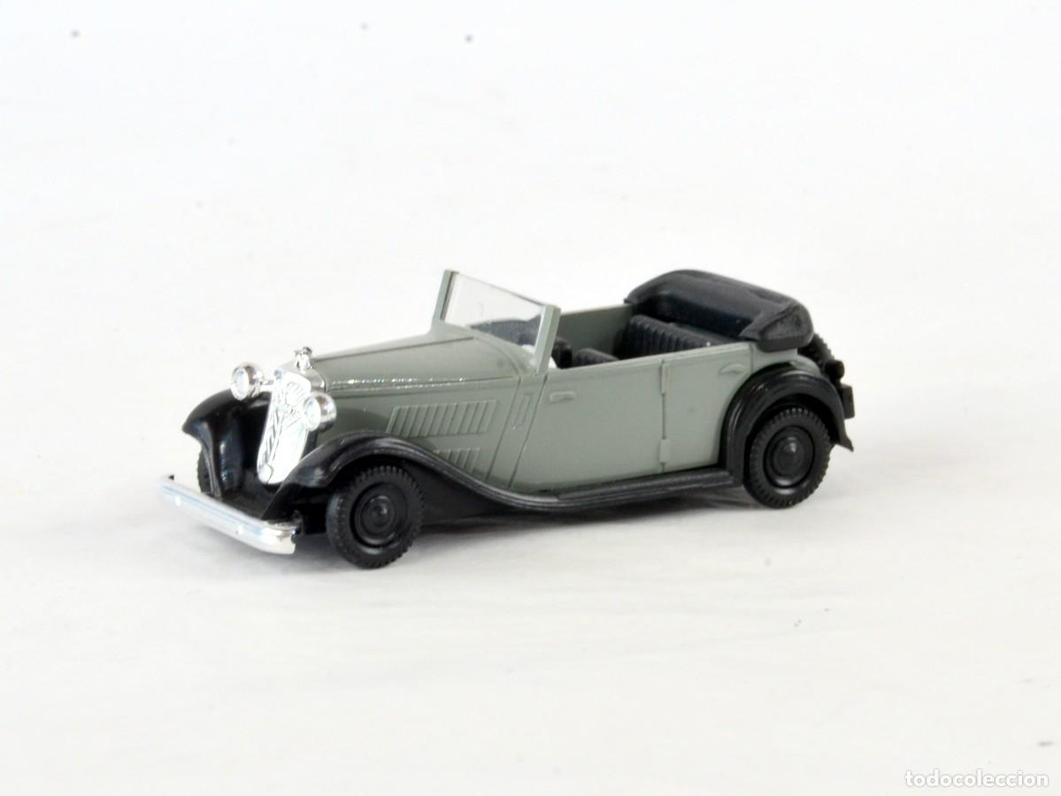 Coches a escala: Brekina Escala 1:87 H0 Wanderer Abierto Gris con Caja