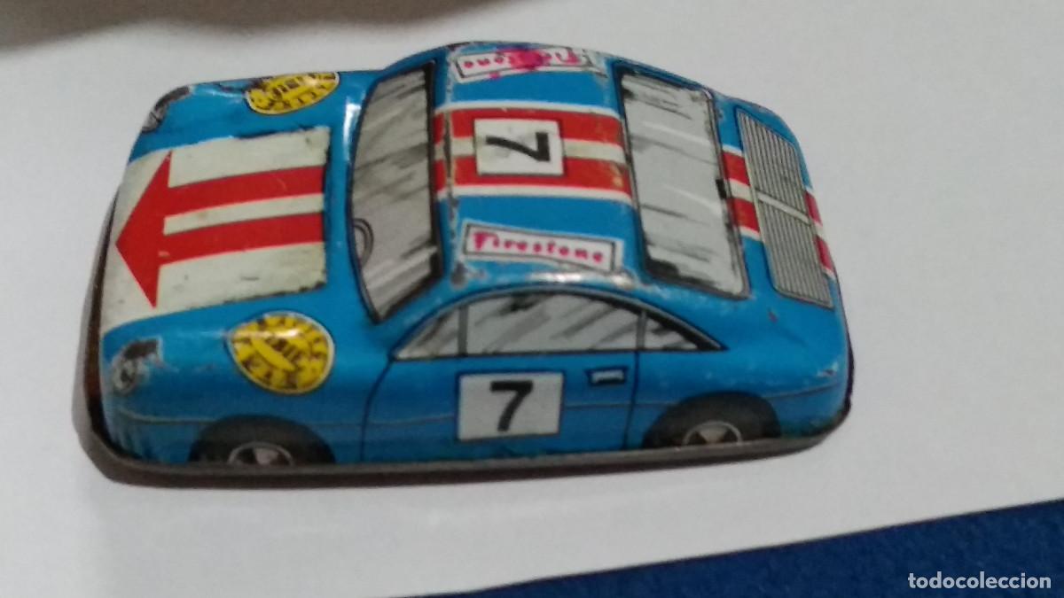 Coches a escala: PEQUE&Ntilde;O COCHE MINI PORSCHE LATA PAYVA RALLYE 7 A&Ntilde;OS 70