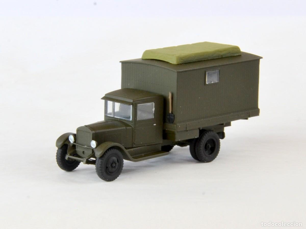 Coches a escala: Busch Militar Escala 1:87 H0 ZIS 5 Impecable con Caja