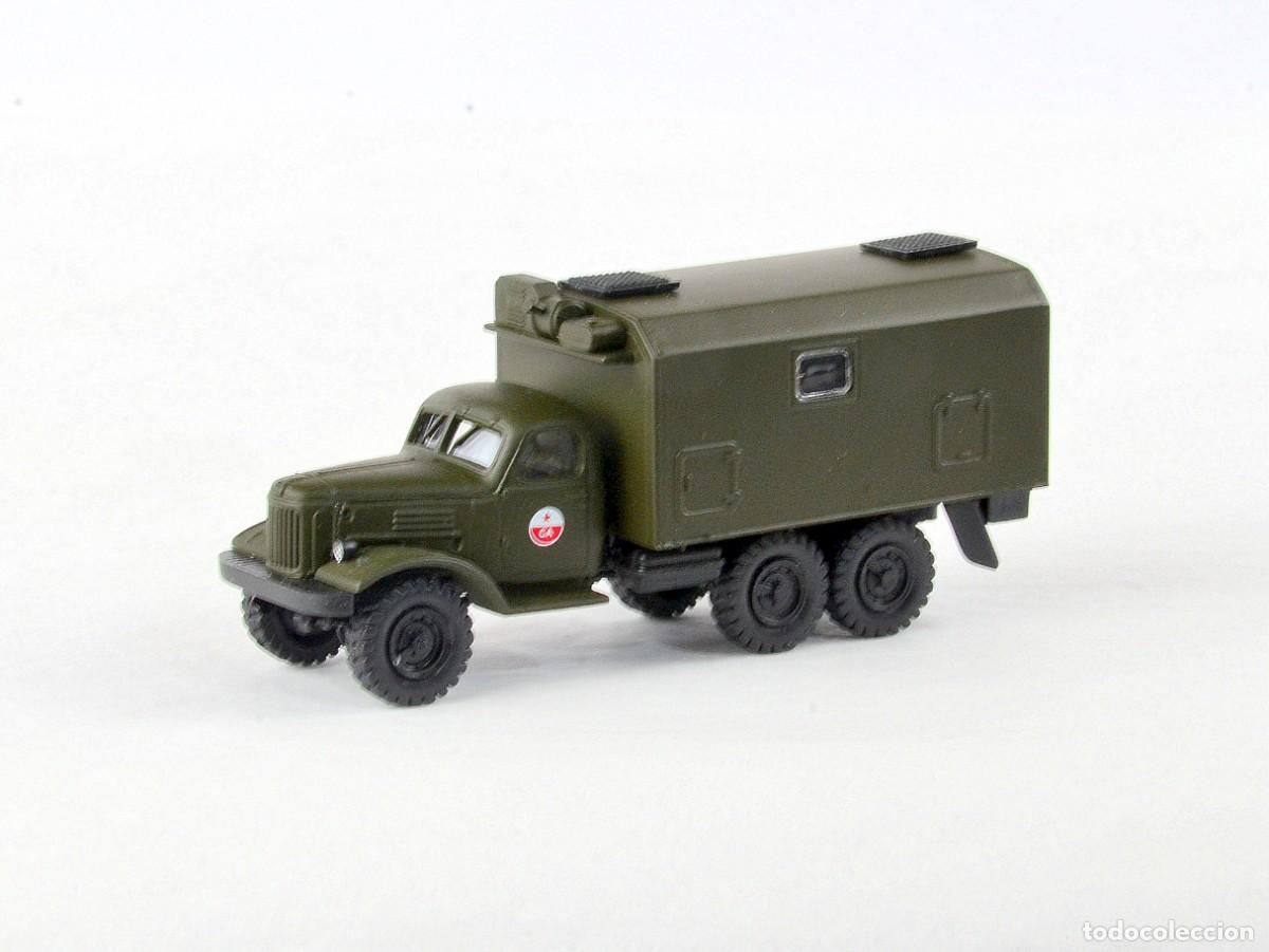 Coches a escala: Herpa Minitanks Escala 1:87 H0 Cami&oacute;n ZIL 157 Caja CA Impecable con Caja