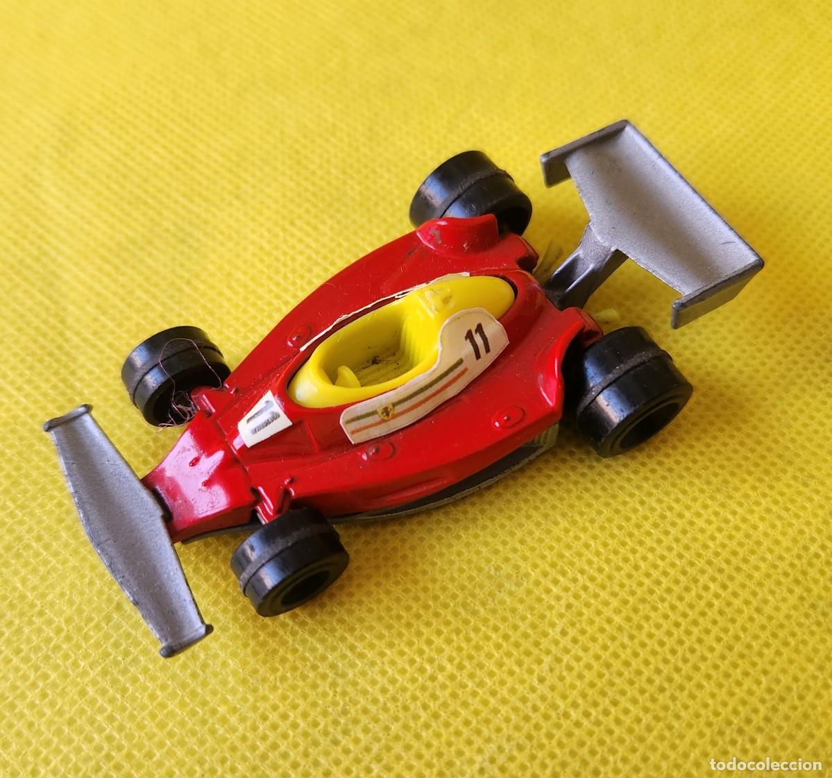 Coches a escala: FERRARI 312-T2 Carlos Reutemann Formula 1 Diecast JET 1:64 Gillette Argentina F1 a&ntilde;o 1977