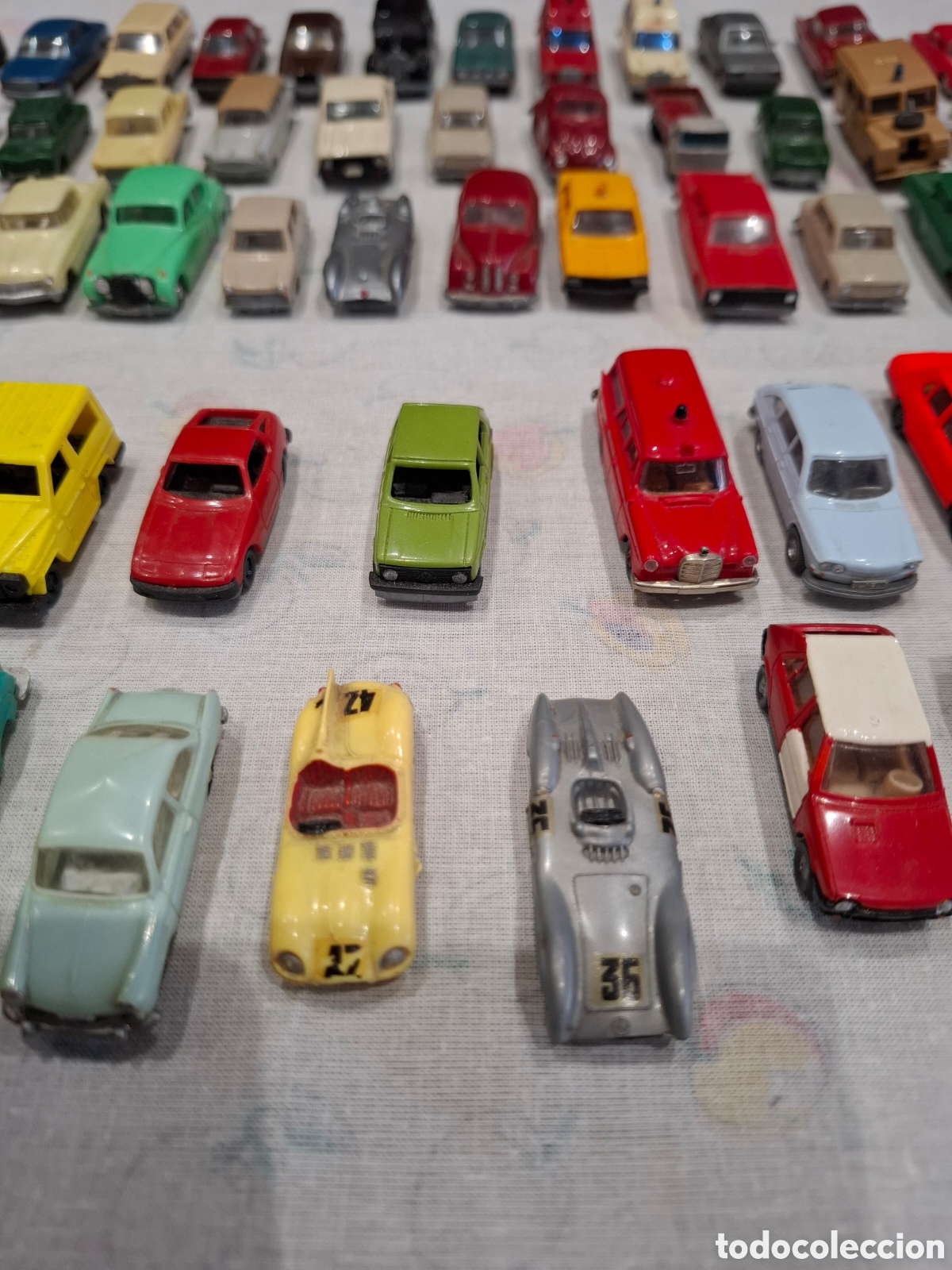Coches a escala: COLECCION DE 93 COCHES EN MINIATURA 1/86 MARCA EKO MINI CARS WAKING BERTREN BALILLA BREKINA HERPO