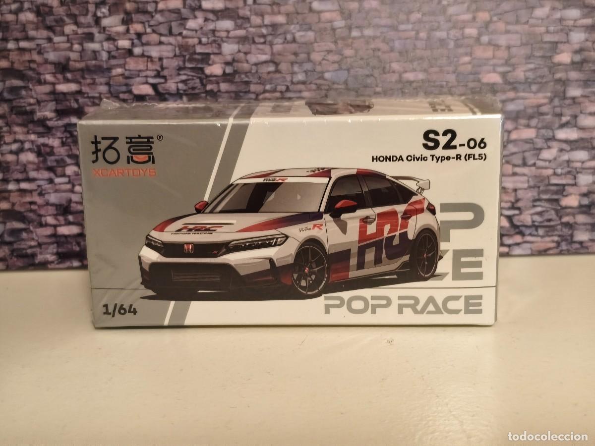 Coches a escala: Honda Civic Type R (FL5) HRC 2023. PopRace 1/64. Leer bien descripci&oacute;n