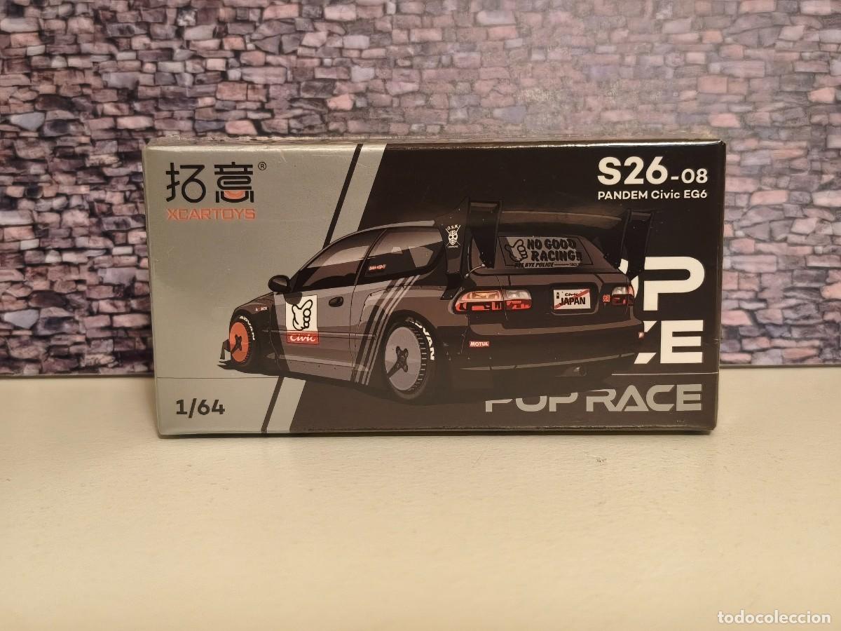 Coches a escala: Honda Civic Type R (EG6) Pandem 1991. PopRace 1/64. Leer bien descripci&oacute;n