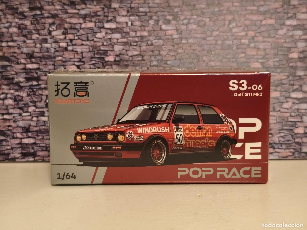 Coches a escala: Volkswagen Golf MK2 demon tweeks tribute 1988. PopRace 1/64. Leer bien descripci&oacute;n