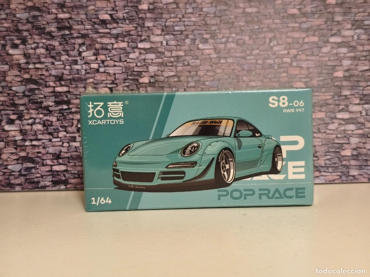 Coches a escala: Porsche 911 (997) RWB 2004. PopRace 1/64. Leer bien descripci&oacute;n