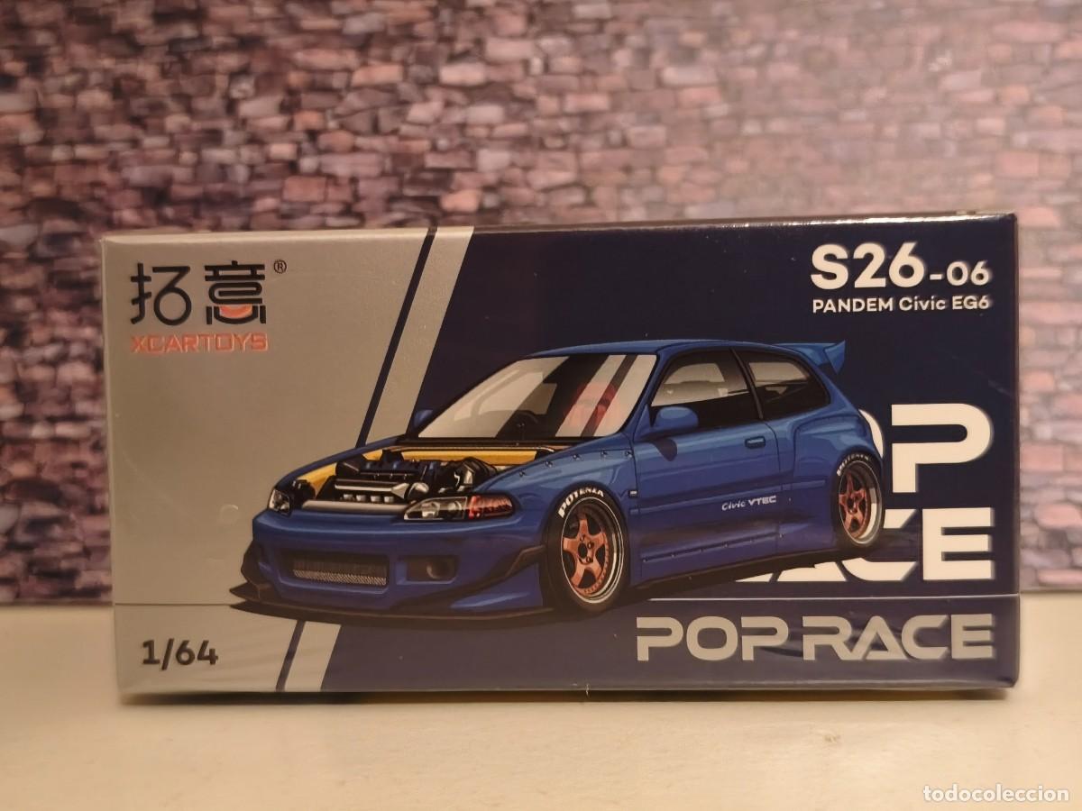 Coches a escala: Honda Civic Type R (EG6) 1991 Pandem. PopRace 1/64. Leer bien descripci&oacute;n