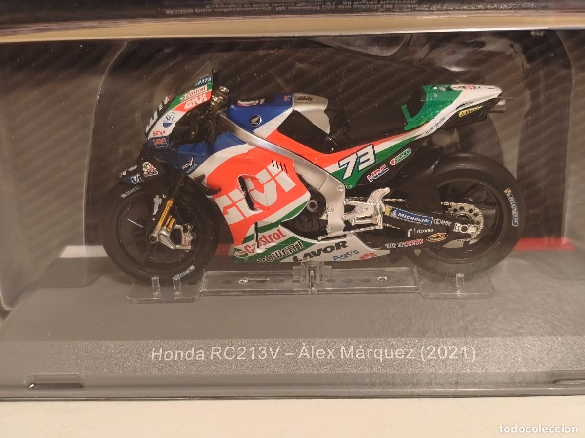 Coches a escala: Moto GP. Honda RC213V. A. M&aacute;rquez 2021. Escala 1/18. Leer bien descripci&oacute;n