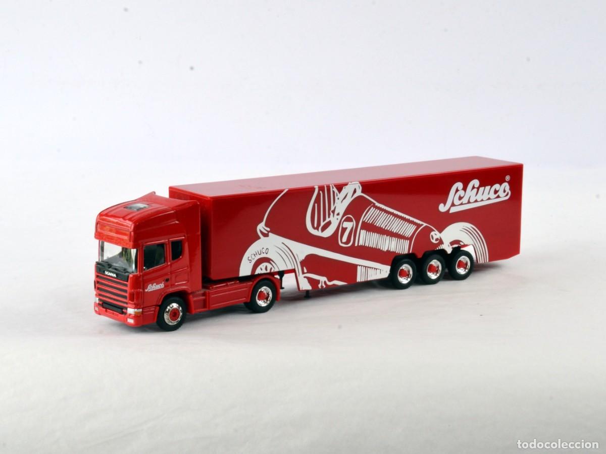 Coches a escala: Schuco Junior Line Escala 1:87 H0 Cami&oacute;n Articulado Scania Schuco