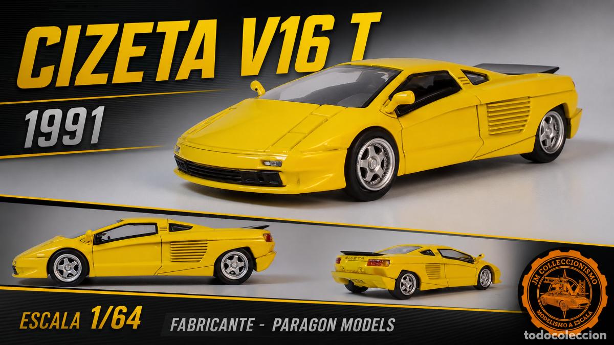 Carros em escala: Cizeta V16 T 1991 1/64