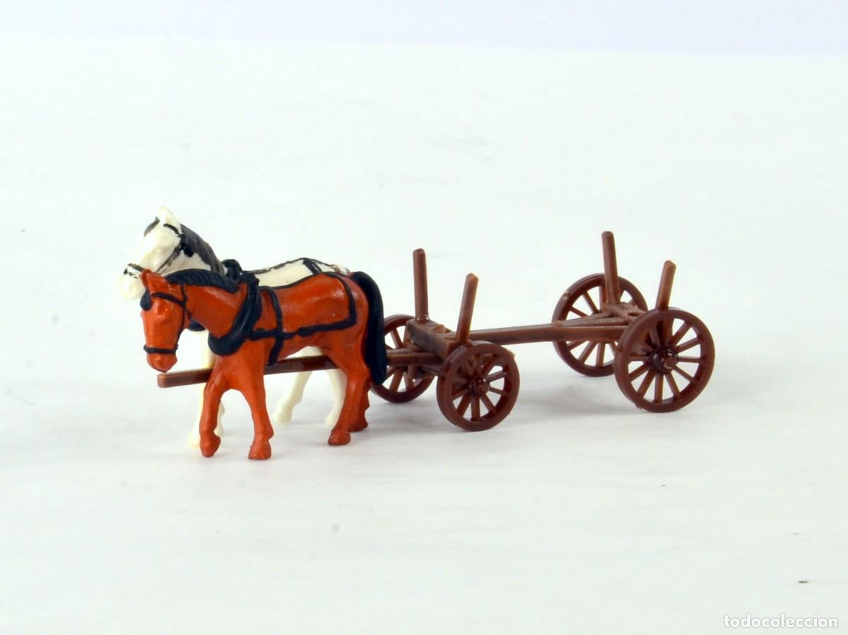 Coches a escala: Preiser Escala 1:87 H0 Carruaje Tirada por Caballos