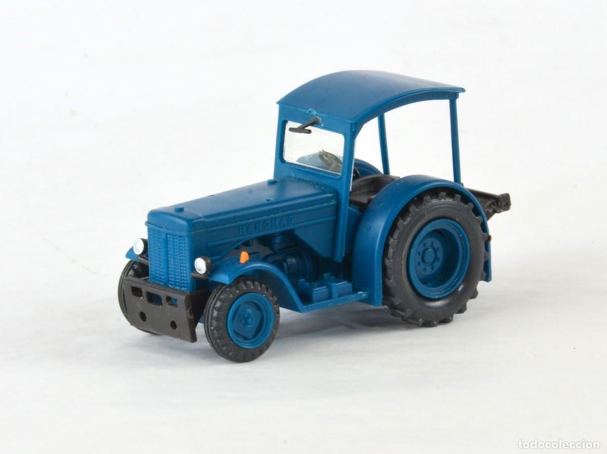 Coches a escala: Preiser Escala 1:87 H0 17915 Tractor Hanomag R55 Azul