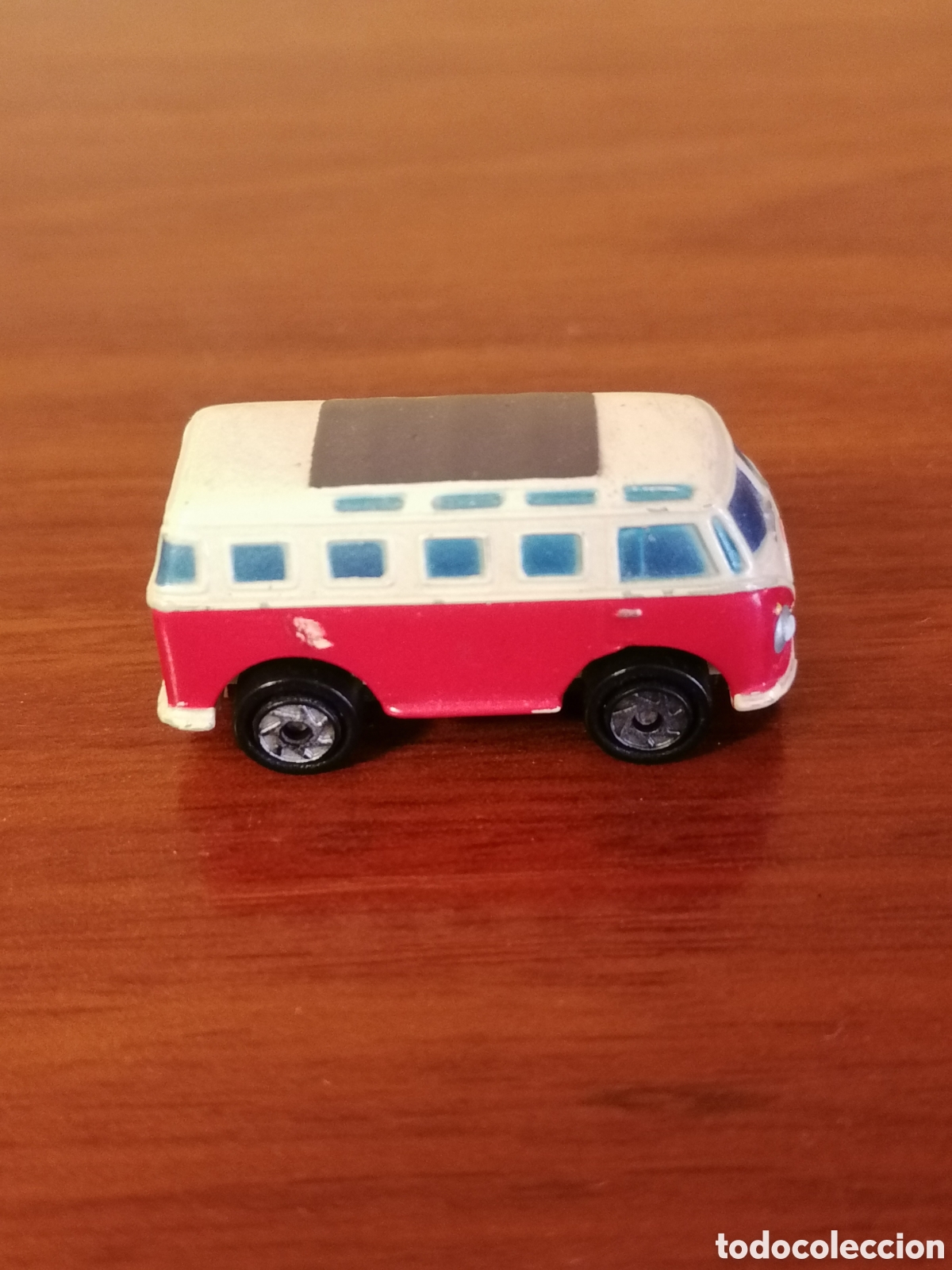 Coches a escala: Micro Machines Wolkswagen VW Microbus Rojo Y Blanco.1994 LGT
