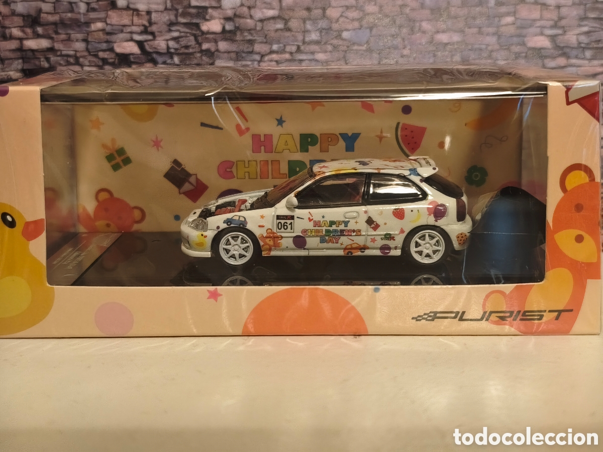 Coches a escala: Honda Civic Type R (EK9) 1997. Motor Helix 1/64. Leer bien descripci&oacute;n