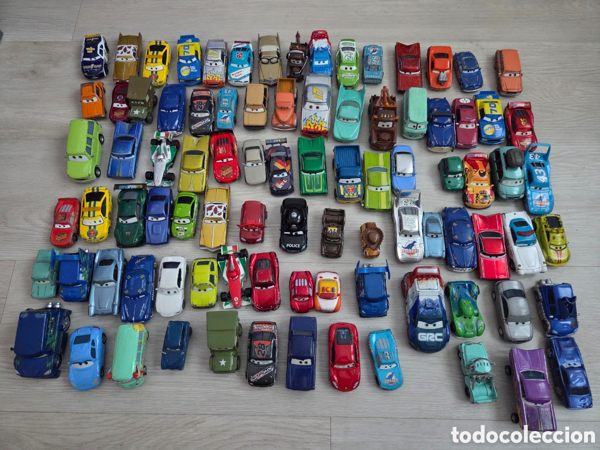 Coches a escala: Lote 89 coches cars disney pixar