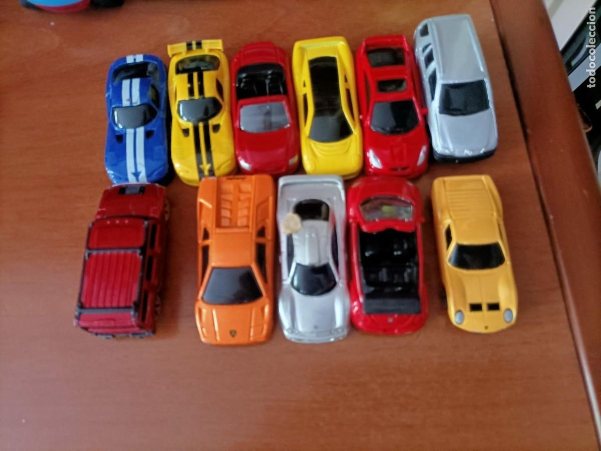 Coches a escala: LOTE 11 COCHES MAISTO. LAMBORGHINI, MERCEDES, AUDI, DODGE, TOYOTA, HUMMERO, VOLKSWAGEN, JAGUAR.