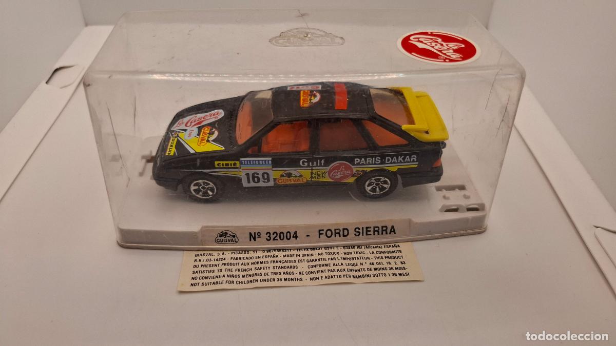 Coches a escala: Coche Ford Sierra GUISVAL Escala 1/33 Par&iacute;s Dakar con caja n&ordm; 32004