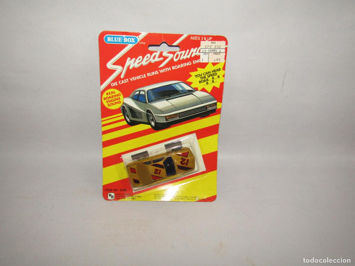 Coches a escala: Antiguo BMW Serie SPEED SOUND de BB BLUE-BOX Sonido de Motor Rugiente Real del A&ntilde;o 1974