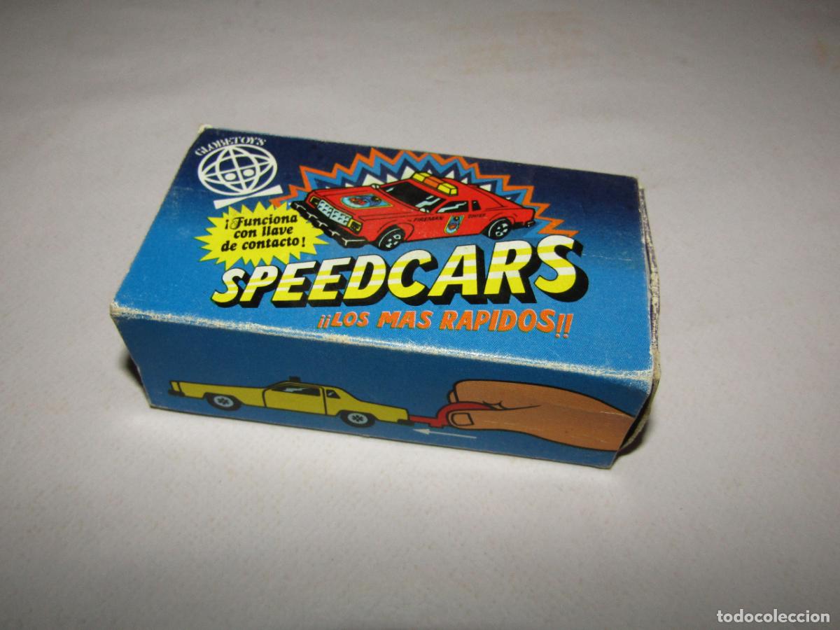 Coches a escala: Antigua Caja Vac&iacute;a Autom&oacute;vil Serie SPEEDCARS de GLOBETOYS