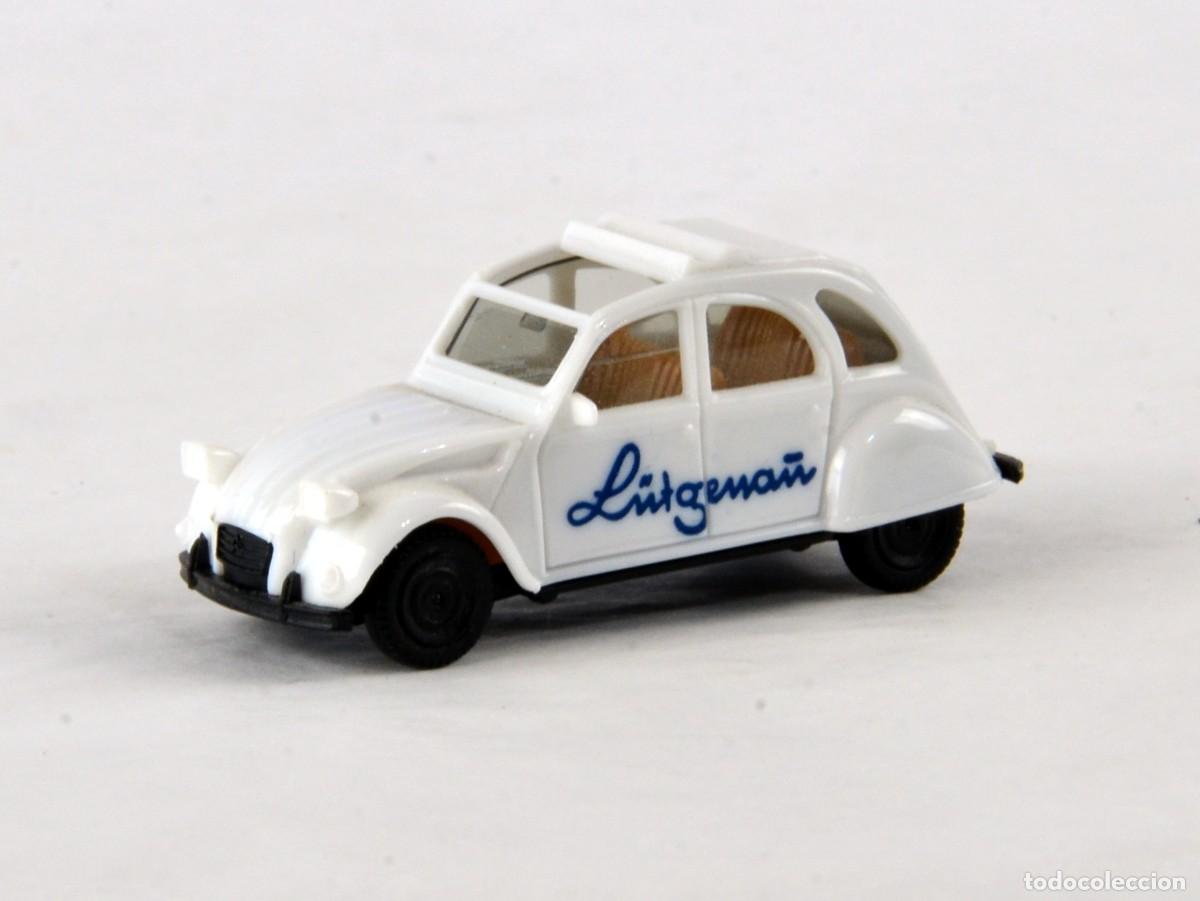 Coches a escala: Herpa Escala H0 1:87 Citro&euml;n 2CV Vlanco L&uuml;ttgenau Modellbau 1981
