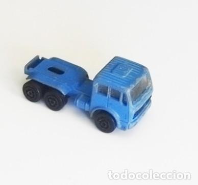 Coches a escala: CABINA DE CAMI&Oacute;N MAJORETTE MERCEDES - AZUL - TRANSPORTE CAMIONCITO JUGUETE - FABRICADO EN FRANCIA