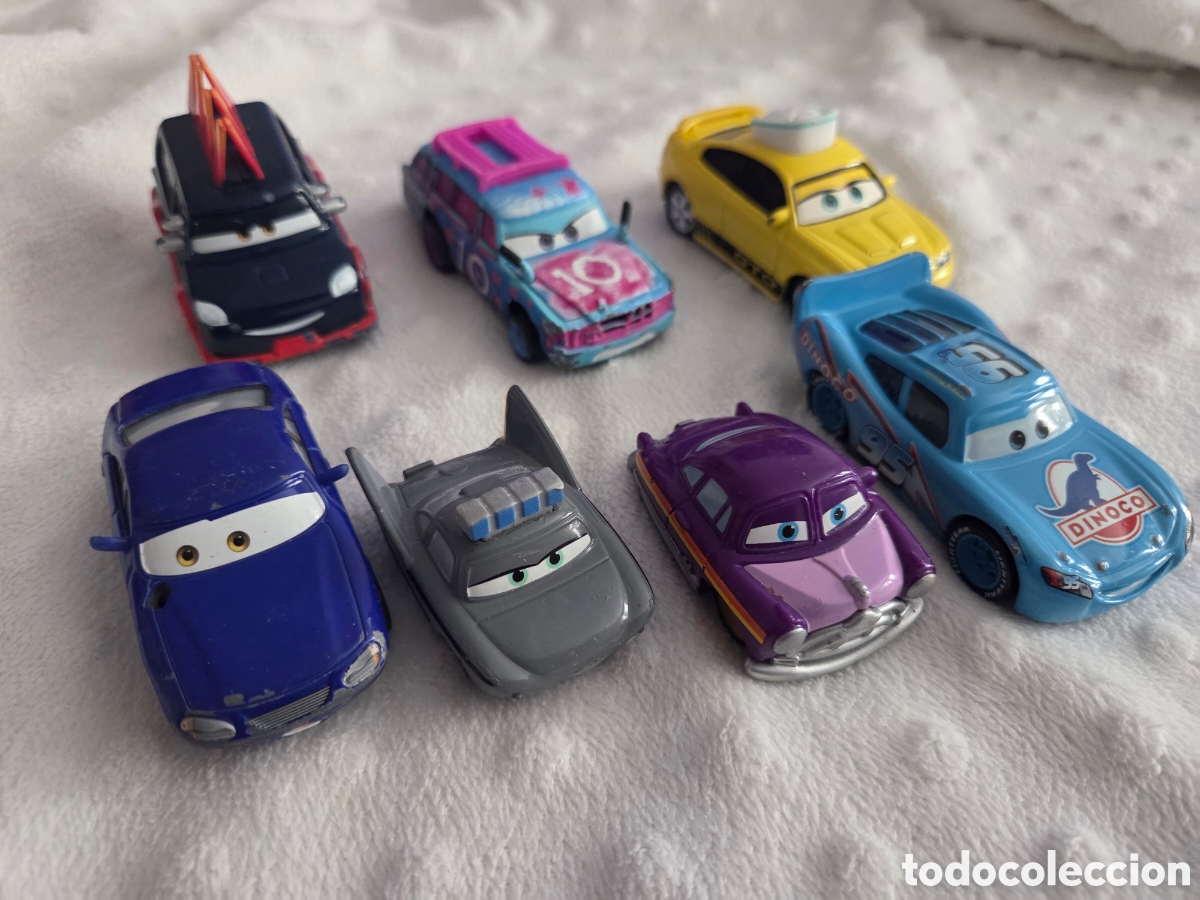 Coches a escala: Lote 7 coches cars disney pixar