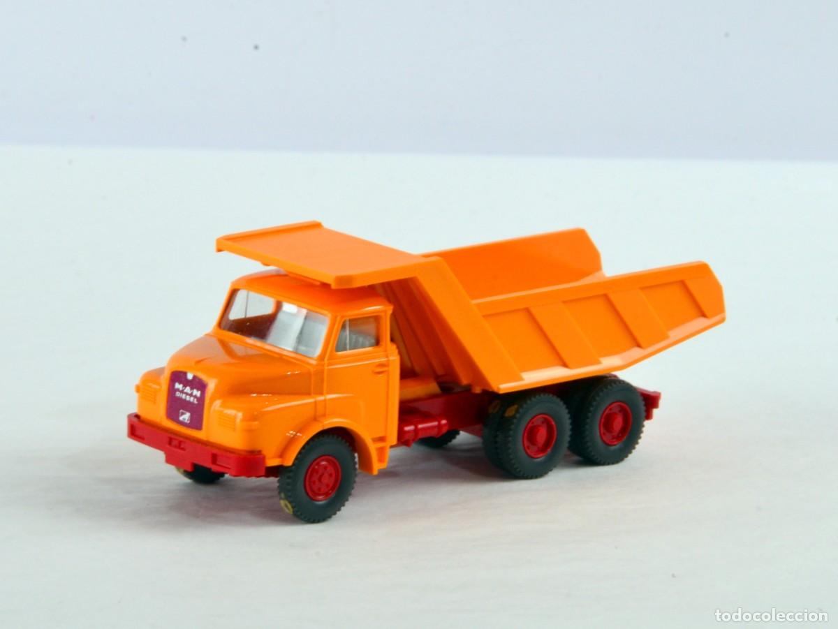 Model Cars: Wiking Escala 1:87 H0 Cami&oacute;n Volquete MAN 26.280