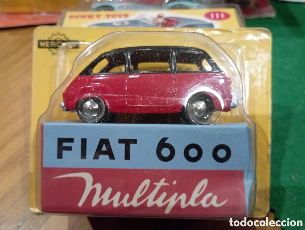 Coches a escala: Fiat 600 Multipla - Mercury - Hachette - 1:48 Reedicion en su blister original. Con caja