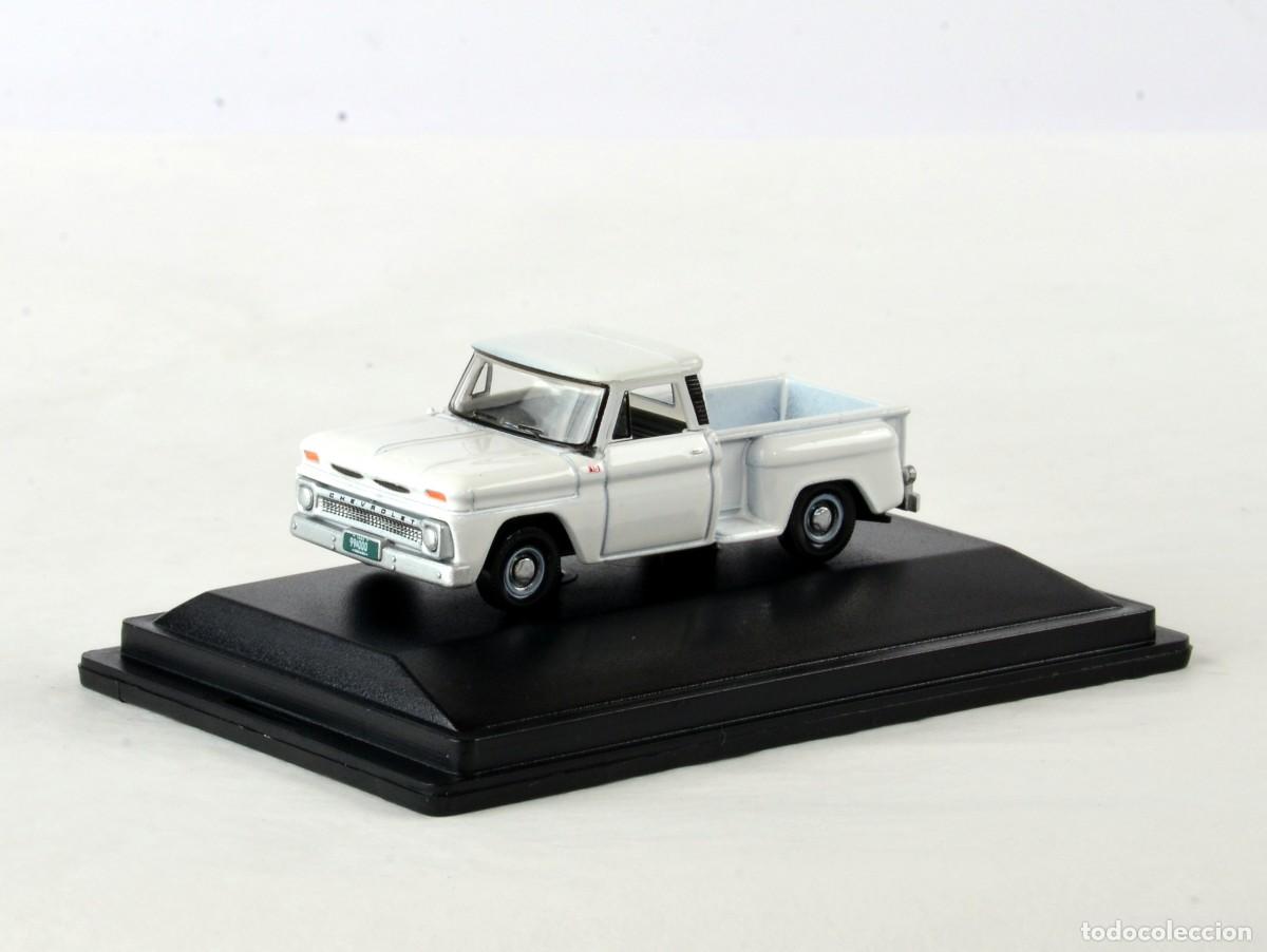 Coches a escala: Oxford Diecast Escala 1:87 H0 Chevy Stepside Pickup 1965 Impecable con Caja