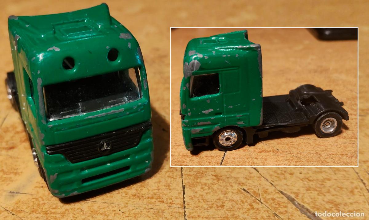 Coches a escala: miniatura Camion verde truck tuning MERCEDES-BENZ ACTROS - ver foto