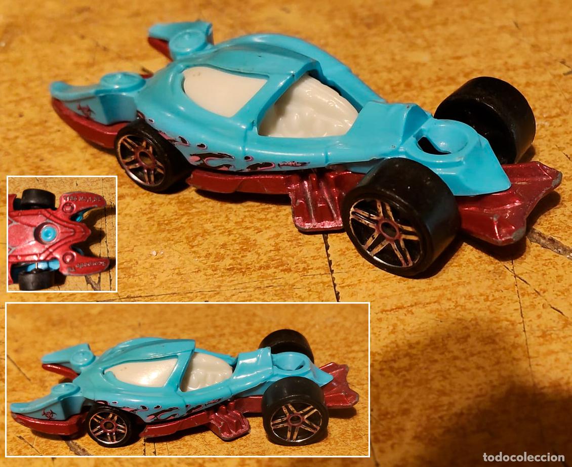 Coches a escala: Scorpedo exclusivo R1191/G37 Hot Wheels City Monster Mission 2014 - falta pinza - ver foto