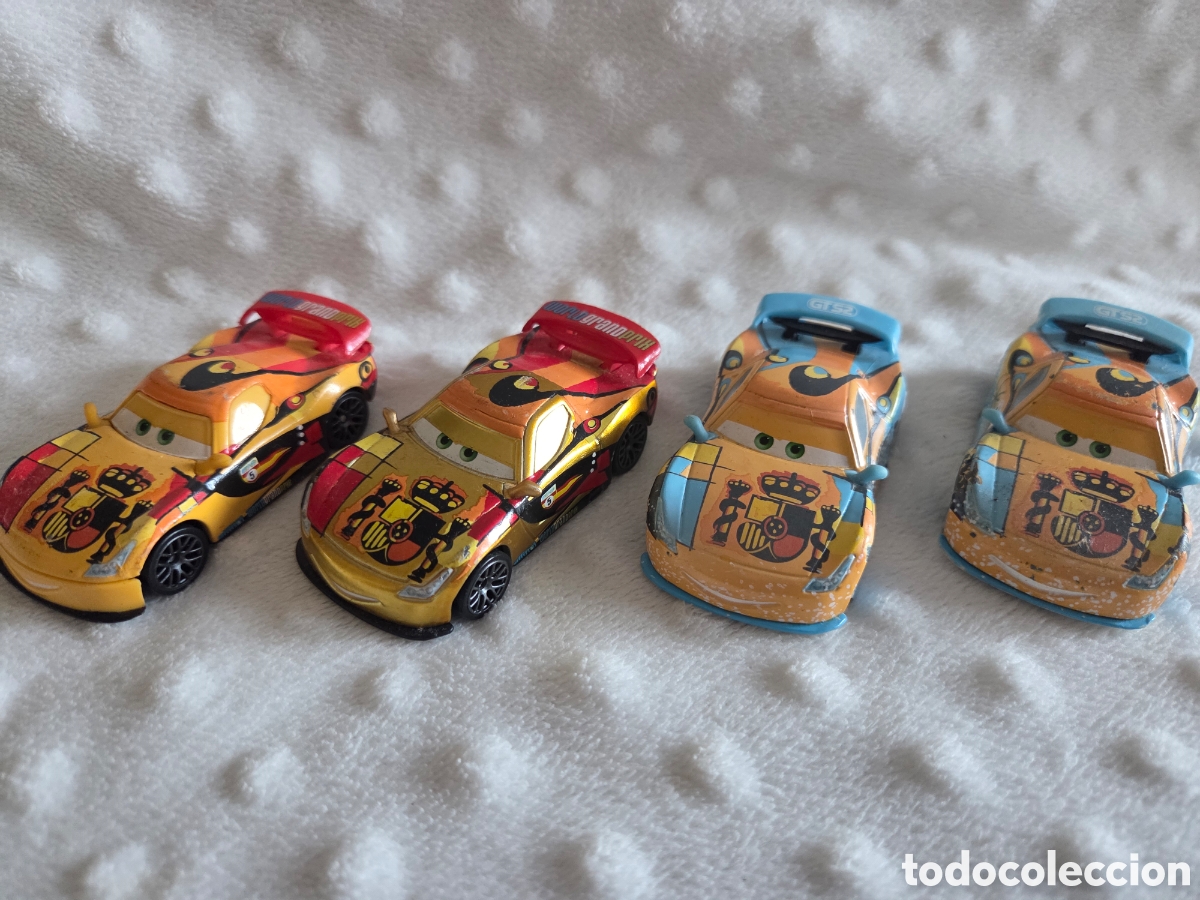 Coches a escala: Lote 4 coches cars disney pixar miguel camino