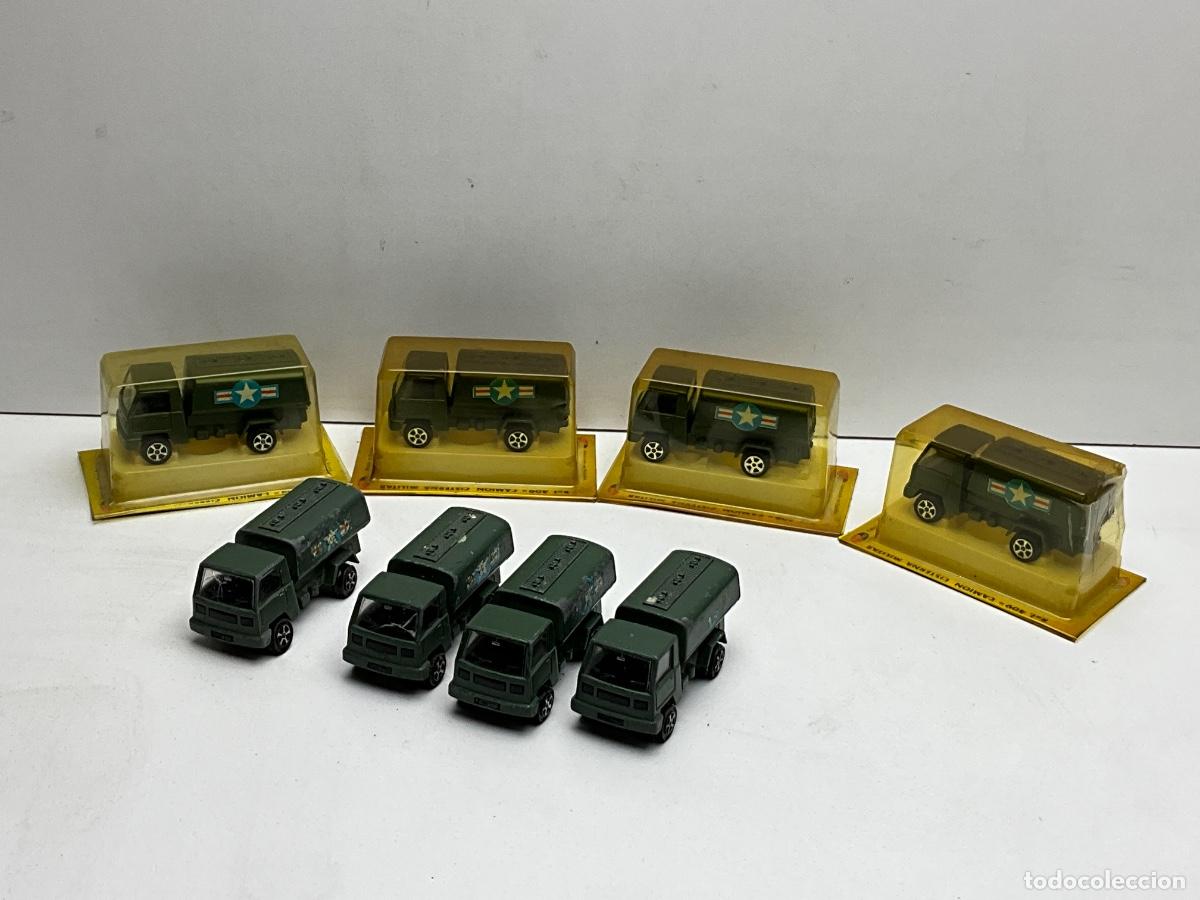 Coches a escala: LOTE DE VEH&Iacute;CULOS MILITARES MARCA PLAYME - PLAY ME - REF 409 - CAMION CISTERNA MILITAR - MIRAR FOTOS