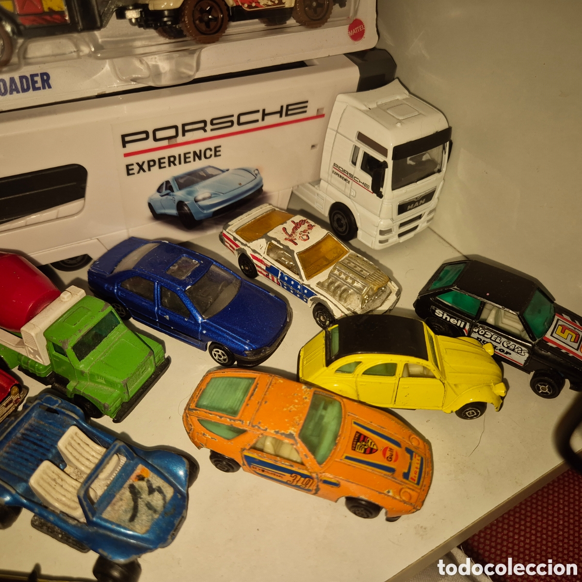 Coches a escala: LOTE COCHES GUISVAL, MAJORETTE, ETC MAS CAMION PORSCHE VER FOTOS