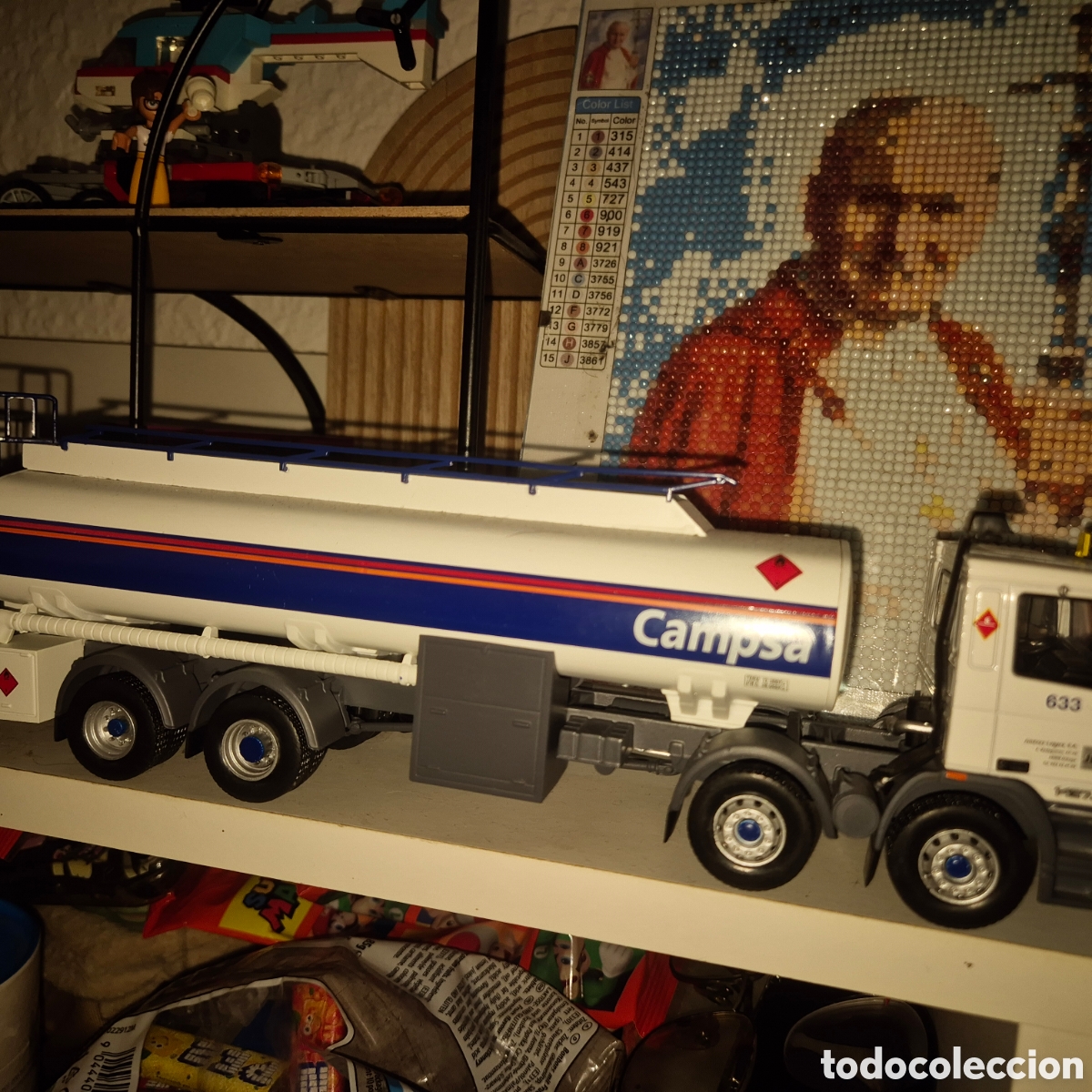 Coches a escala: CAMION CAMPSA,EXPOSITOR HOT WHEELS CON 15 COCHES, CHIQUICERILLAS, ETC VER FOTOS